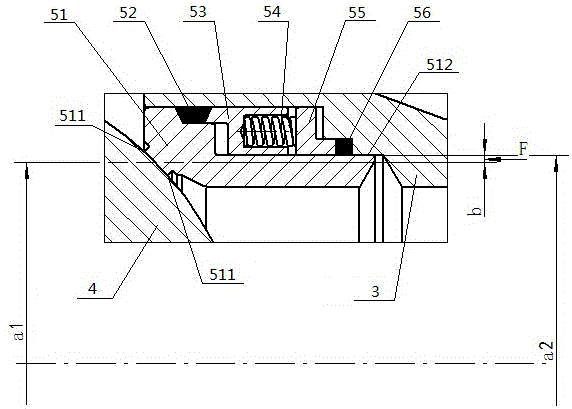 Anti-blocking and scouring-resistant bidirectional seal adjusting valve