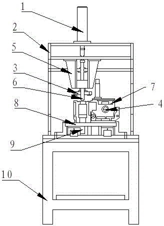 A press-fitting process for heavy-duty automobile leaf spring pins