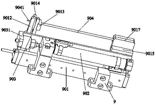 Through hole device for casting parts