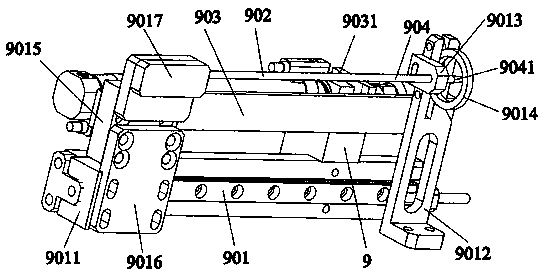 Through hole device for casting parts