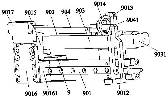 Through hole device for casting parts