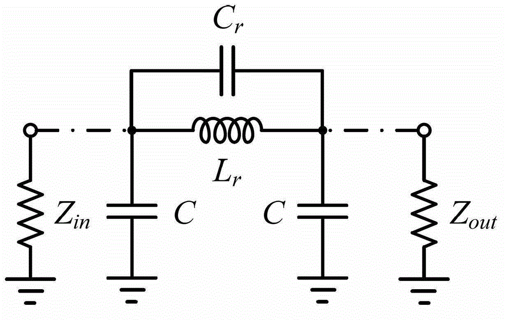 Lumped-parameter wideband 180-degree coupler with harmonic suppression function