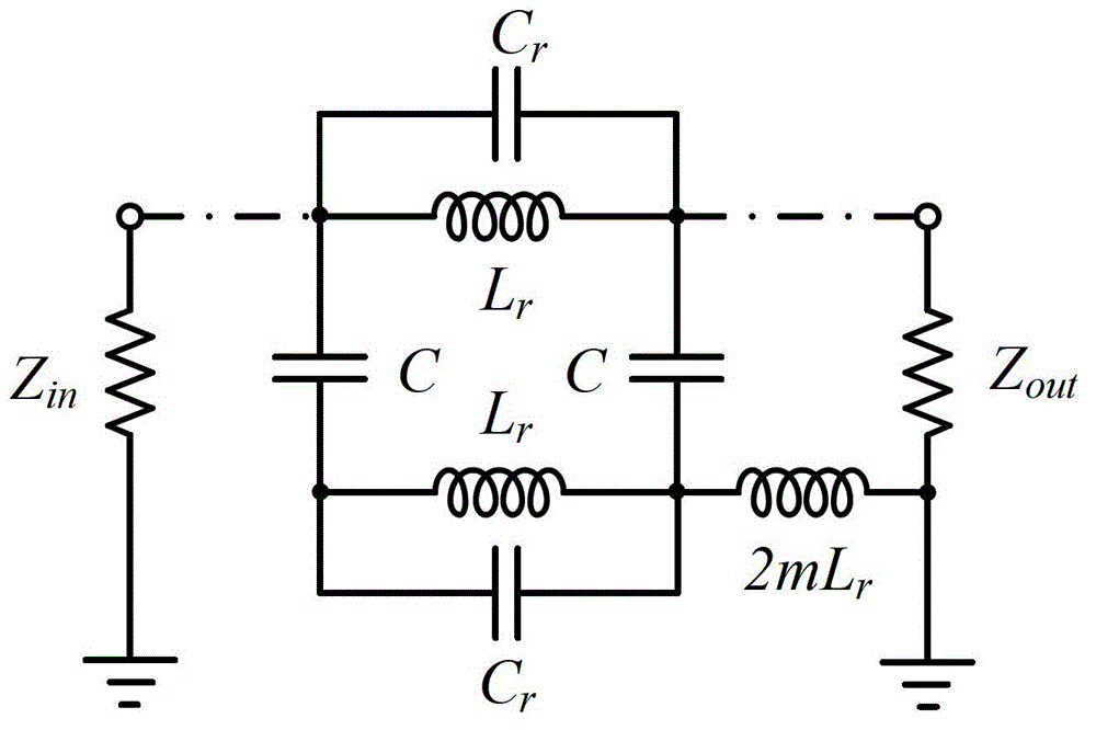 Lumped-parameter wideband 180-degree coupler with harmonic suppression function