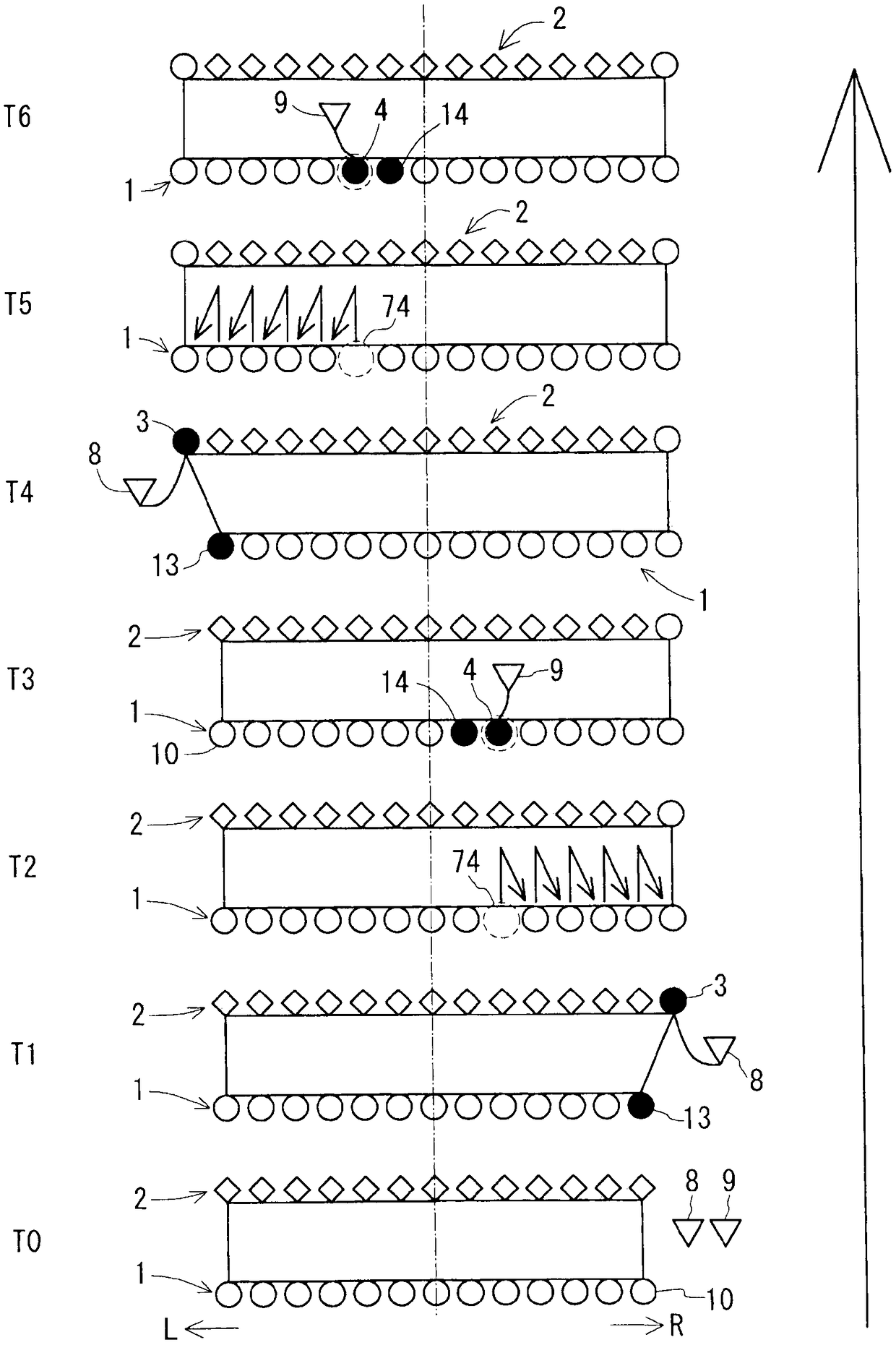 Fabric knitting method