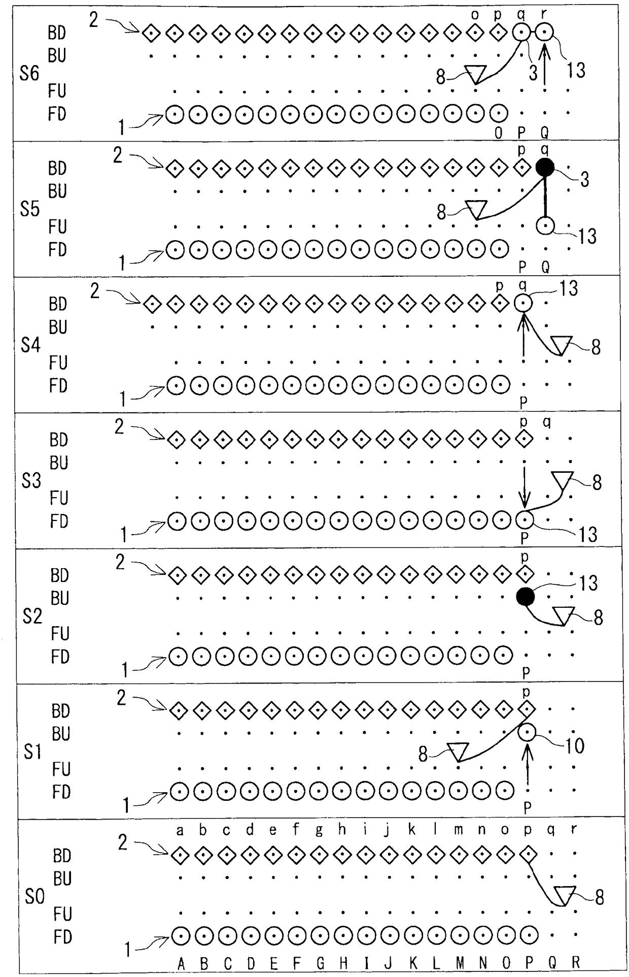 Fabric knitting method