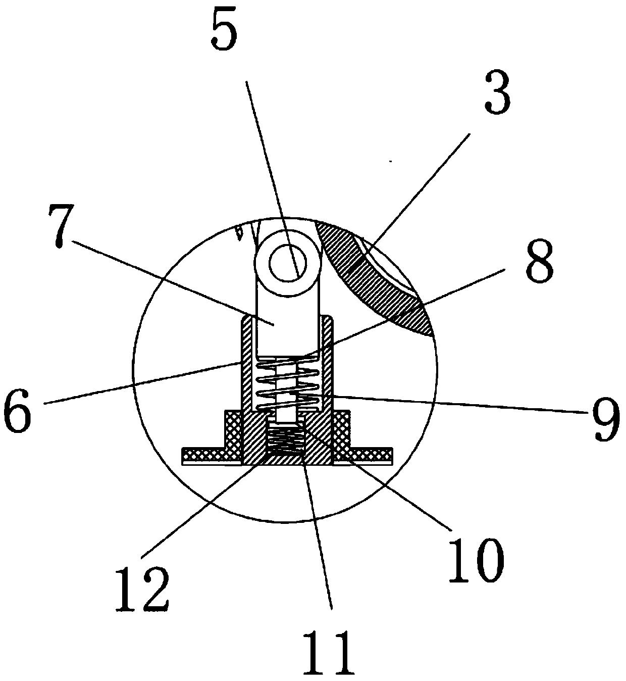 Bearing support device for aero-engine