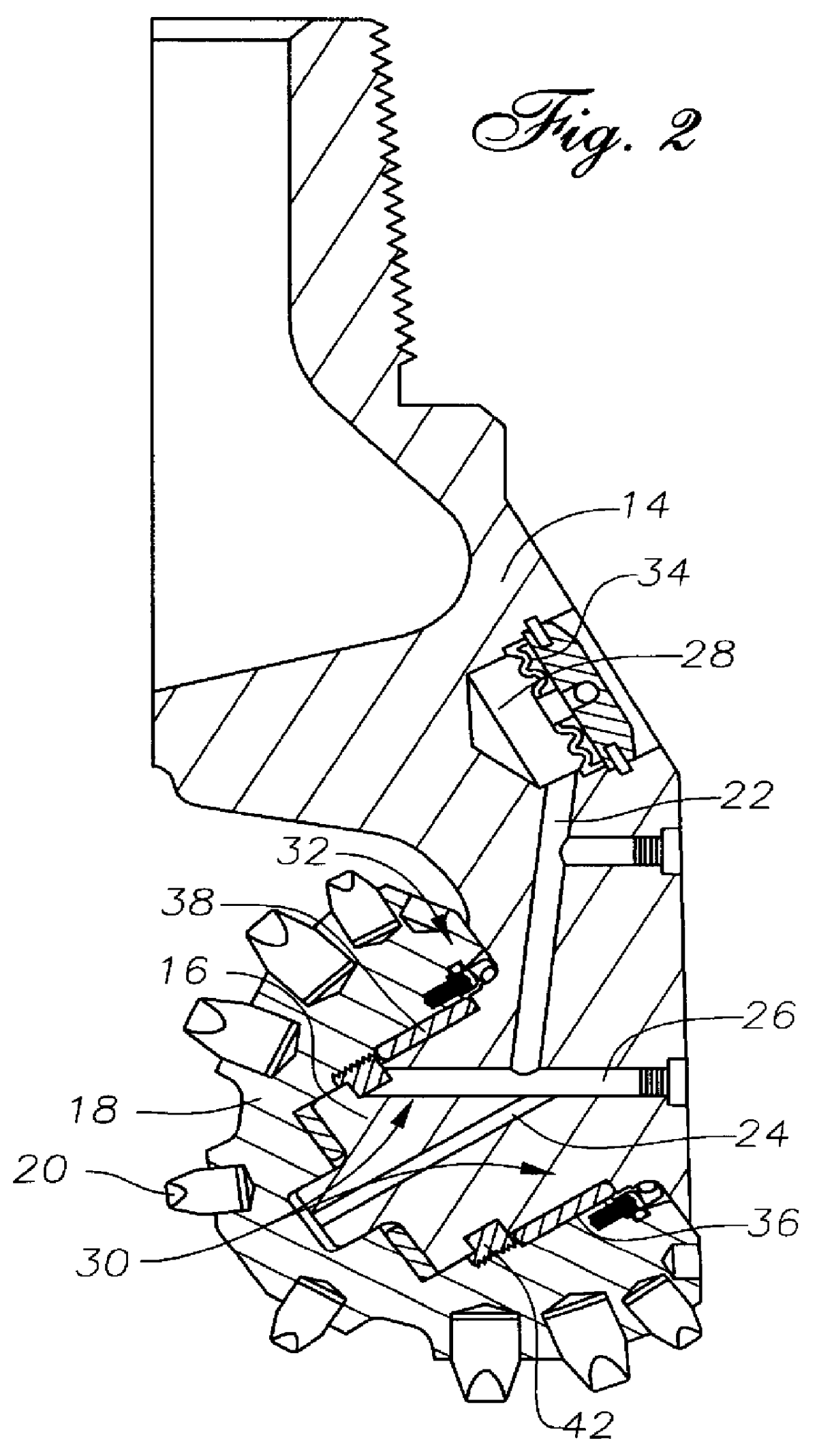 Face seal having strain induced face geometry