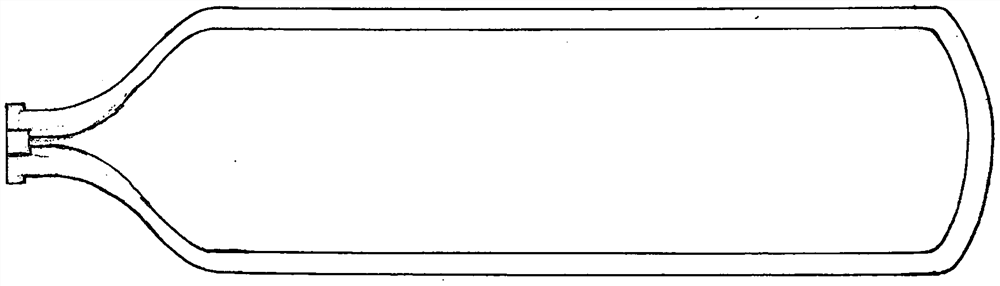 Liquid hydrogen storage bottle (tank) made of insulating material