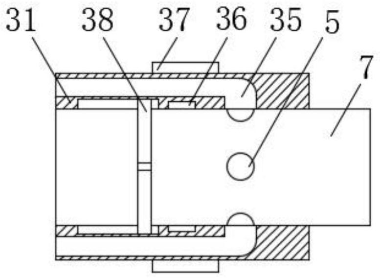 Device for preventing optical fiber hole of circuit board gong machine from being blocked