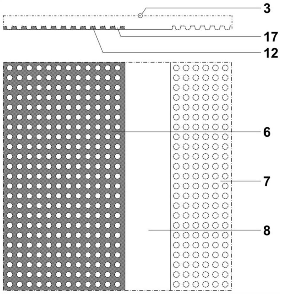 Self-sealing connection type super-aerophobic immersed phase-change liquid-cooling reinforced heat dissipation plate, preparation method and application thereof