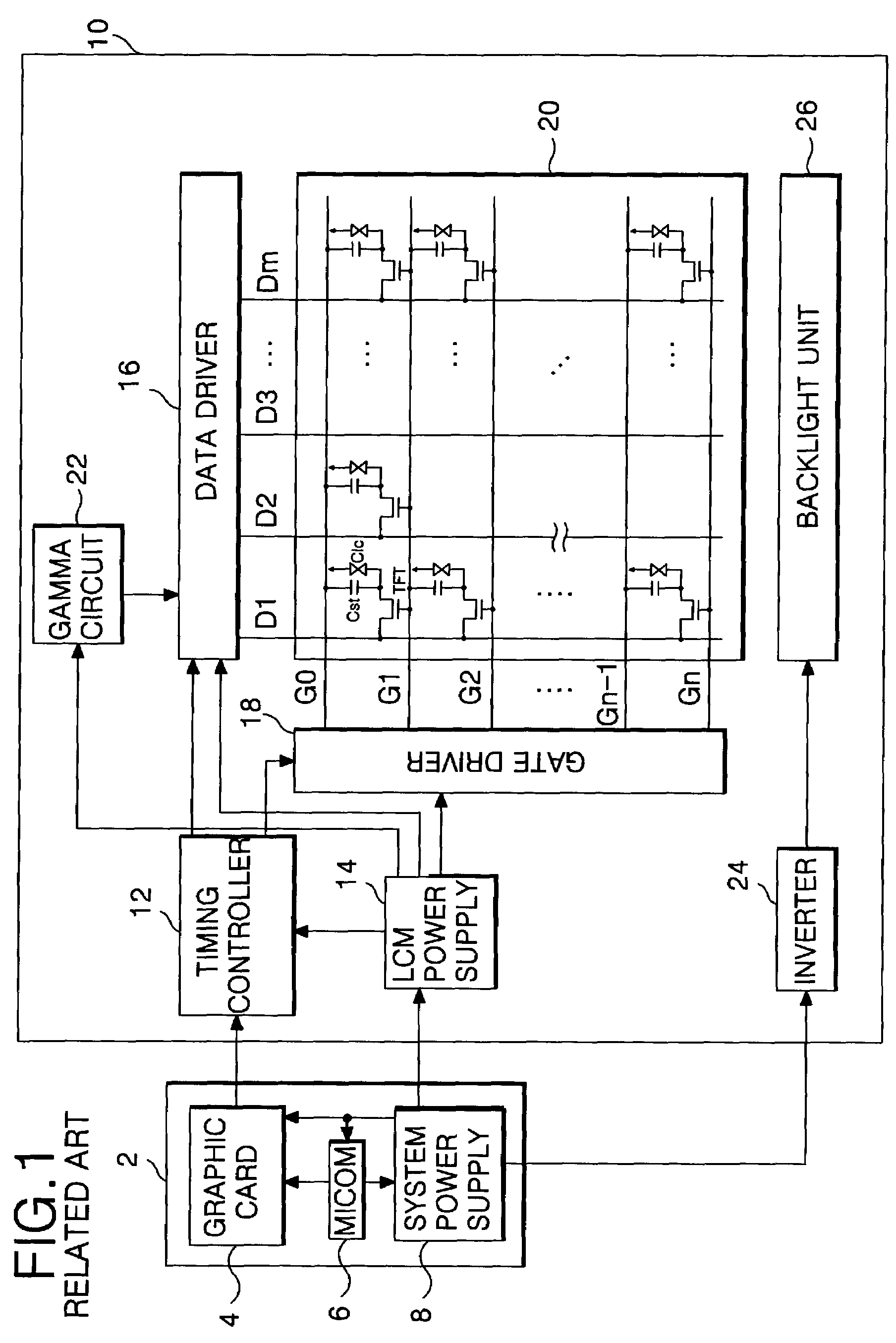 Method and apparatus for preventing residual image in liquid crystal display