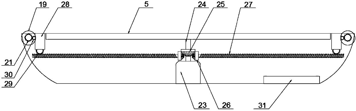 Punching die with polishing function