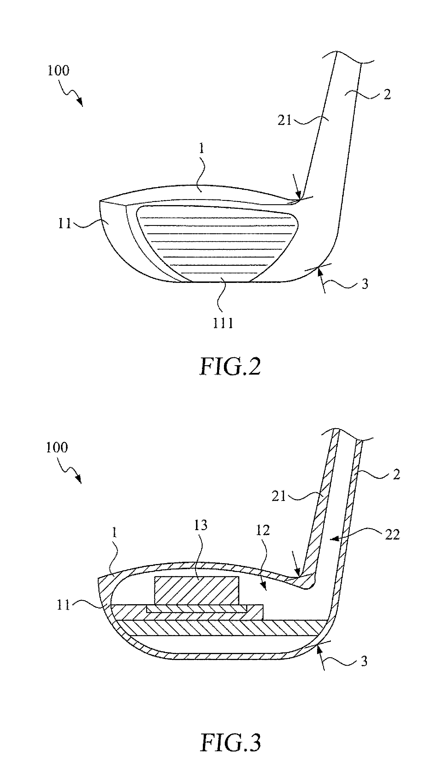 Integrally Formed Golf Club