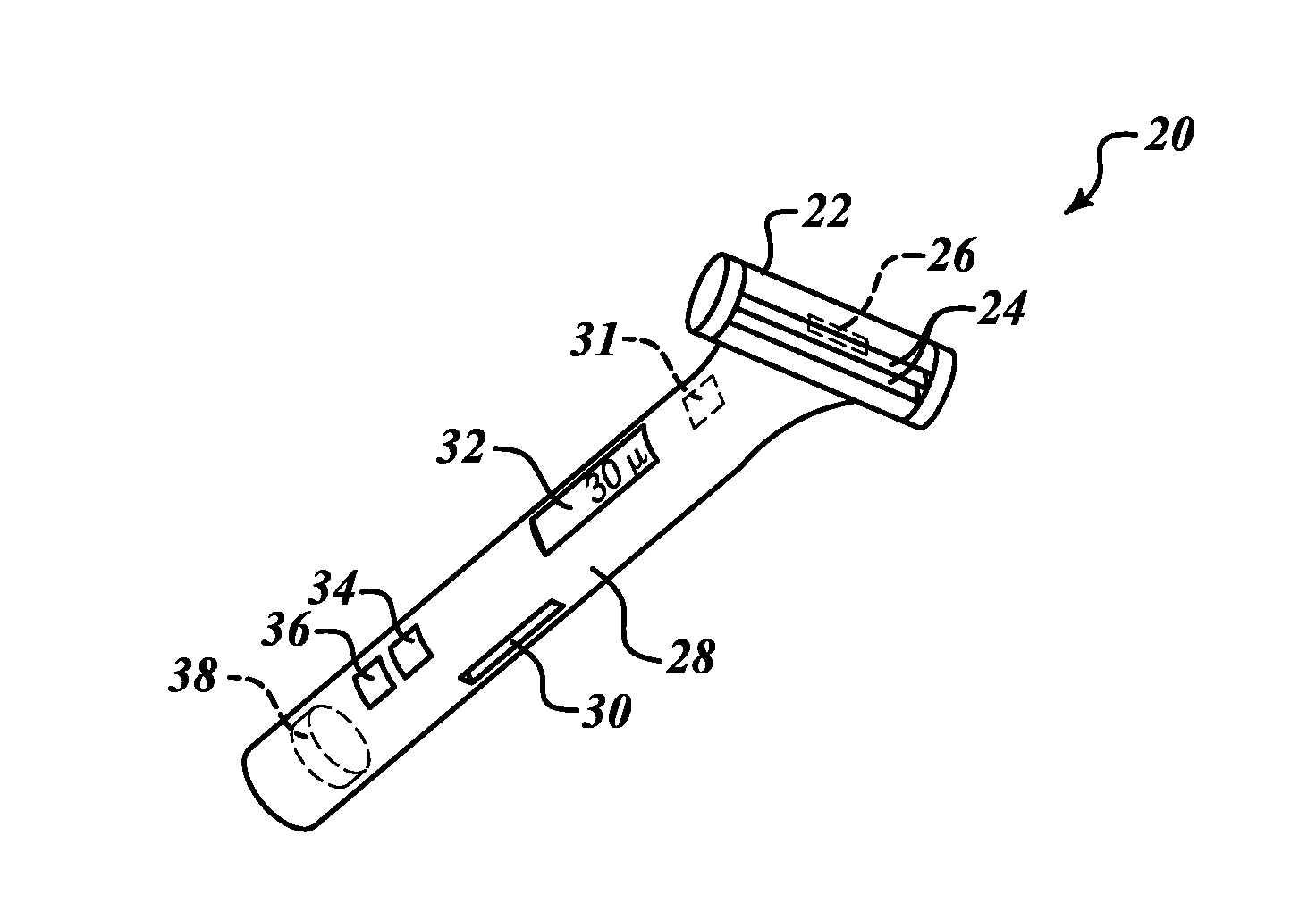 Razor with chemical and biological sensor