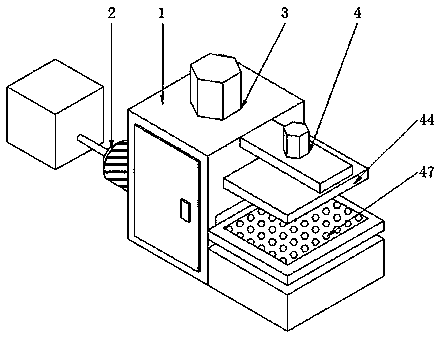 Granulation device for 4-tert-butylcatechol