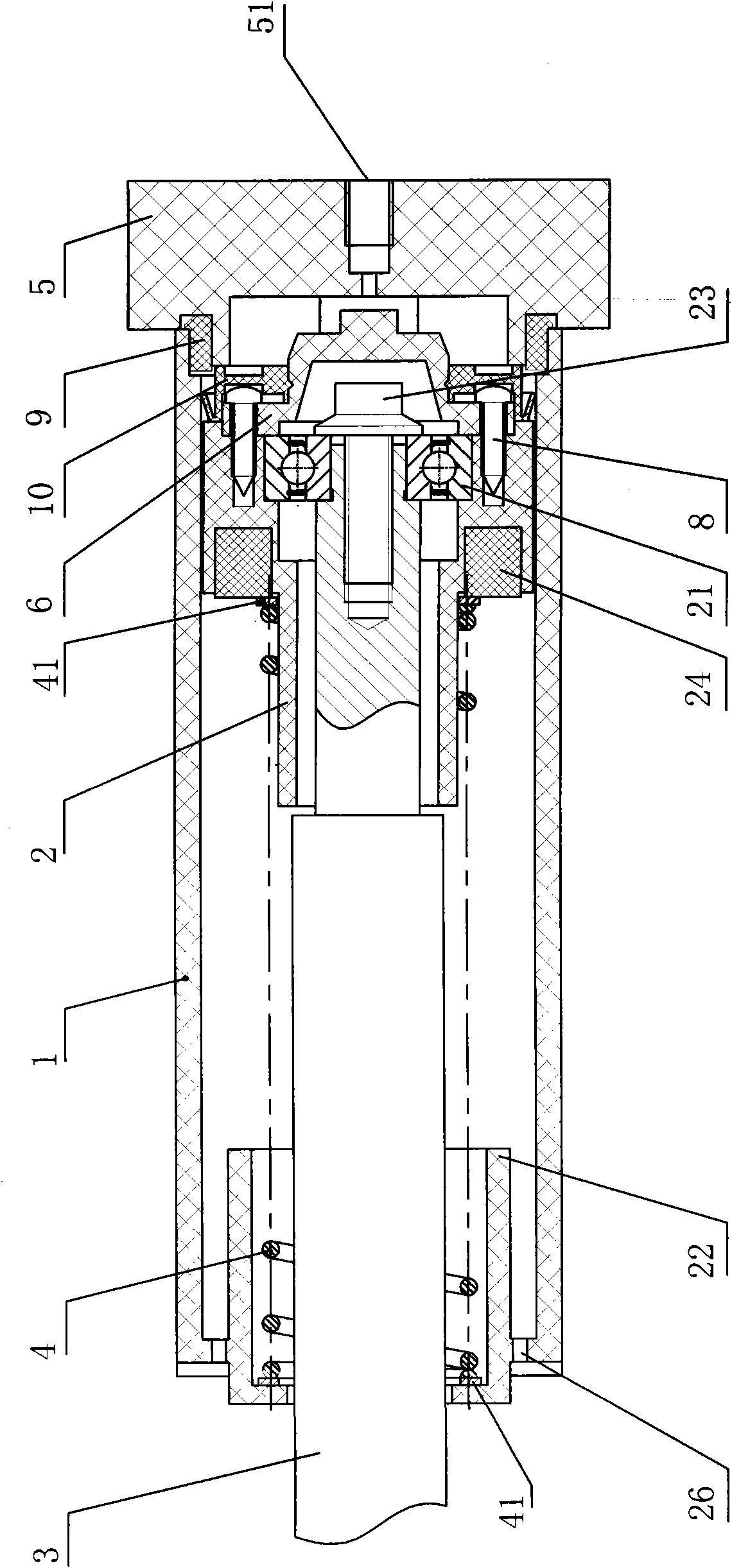 Profiled air cylinder