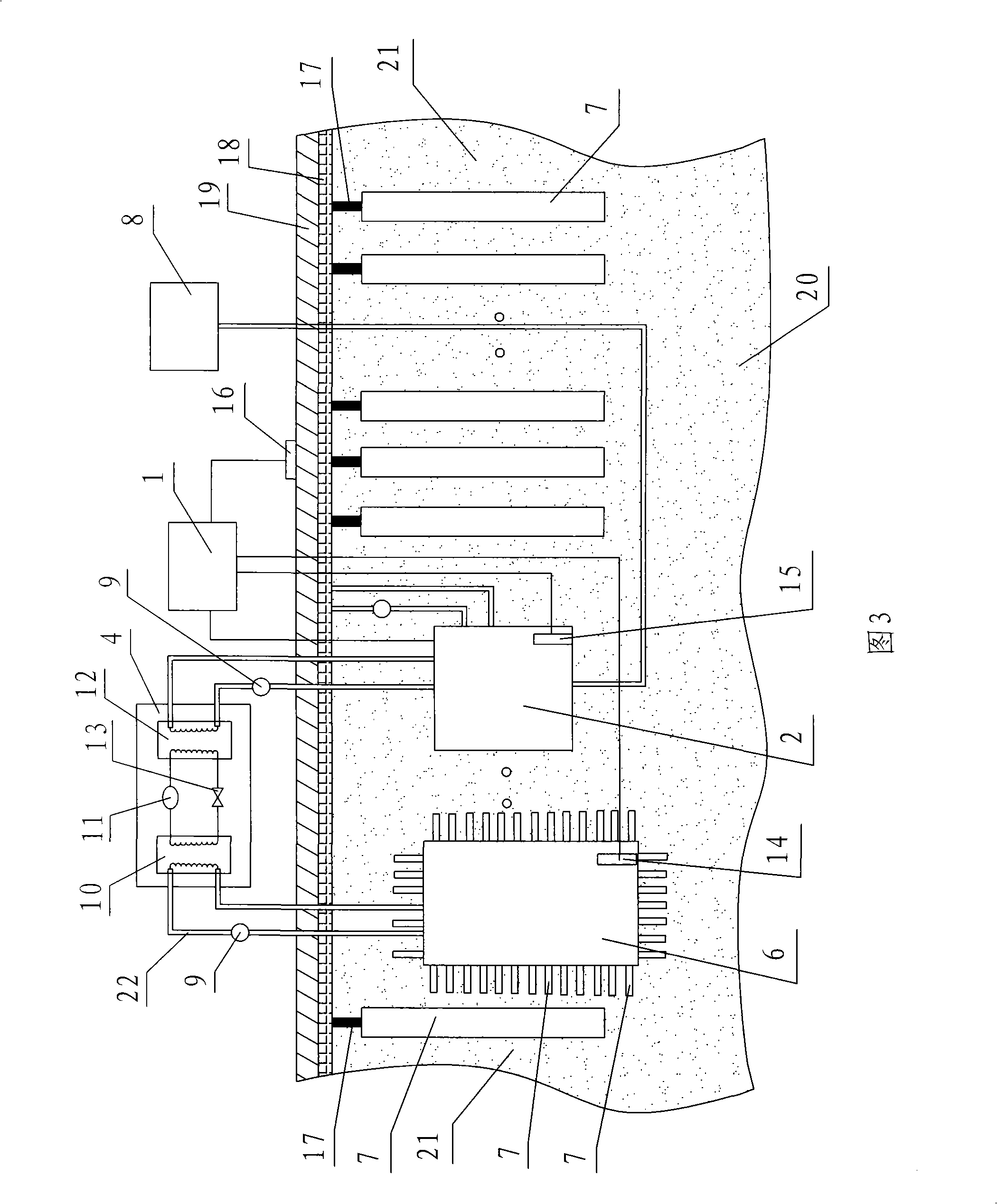 Automatic snow-removing method