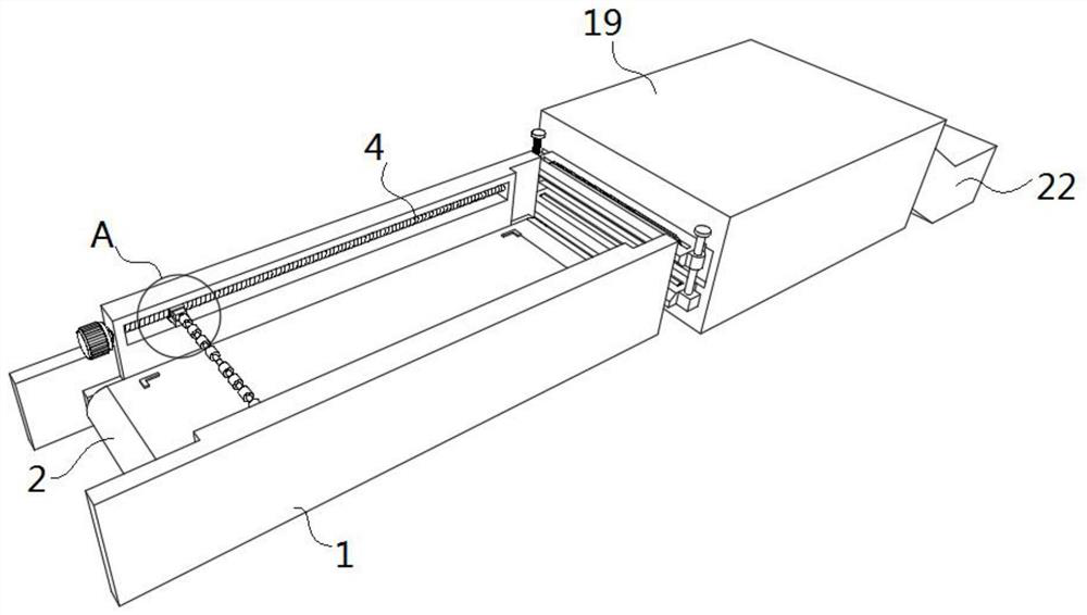 Safe slicing device for phyllostachys pubescens processing and using method of safe slicing device