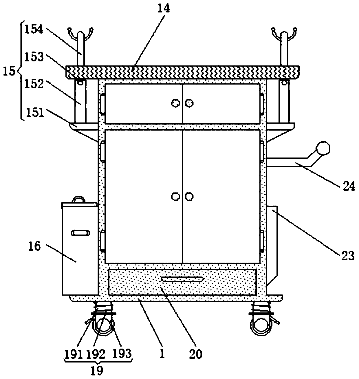 Novel nursing device for emergency rescue