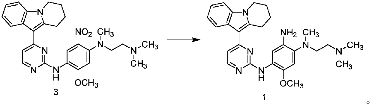 Preparation method of tricyclic EGFR kinase inhibitor