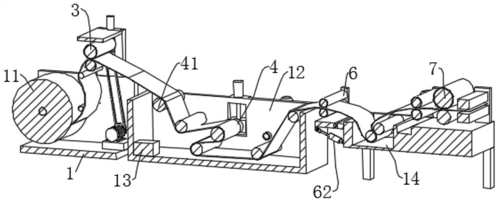 Heat treatment processing device for plastic films