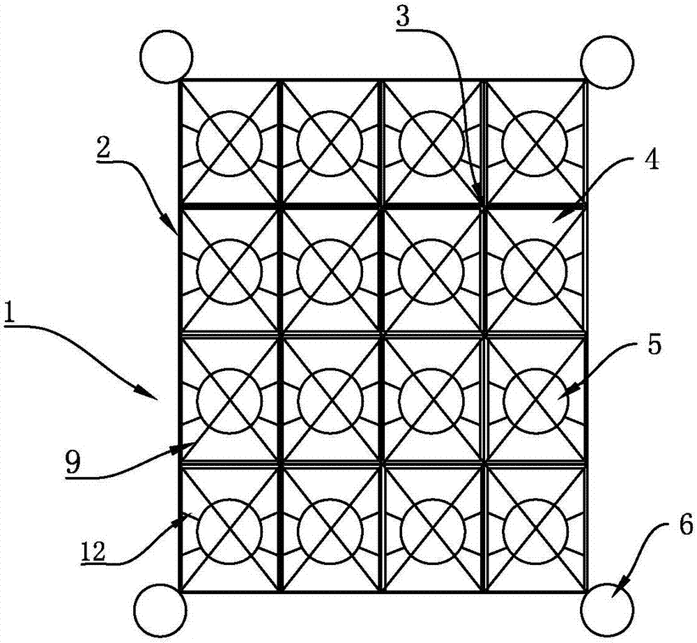 Filter screen for increasing oxygen and anions