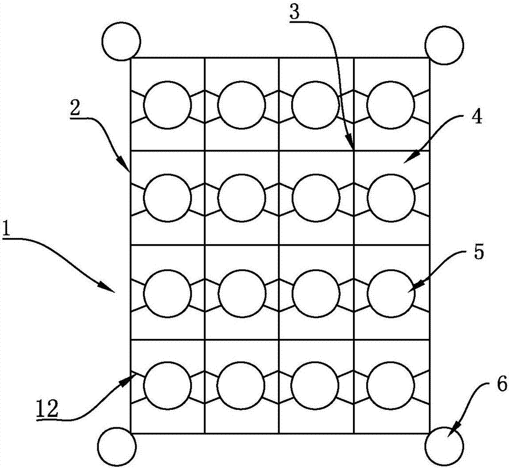 Filter screen for increasing oxygen and anions