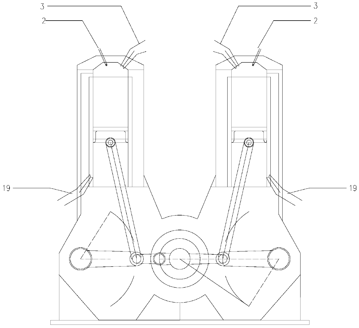 a marine engine