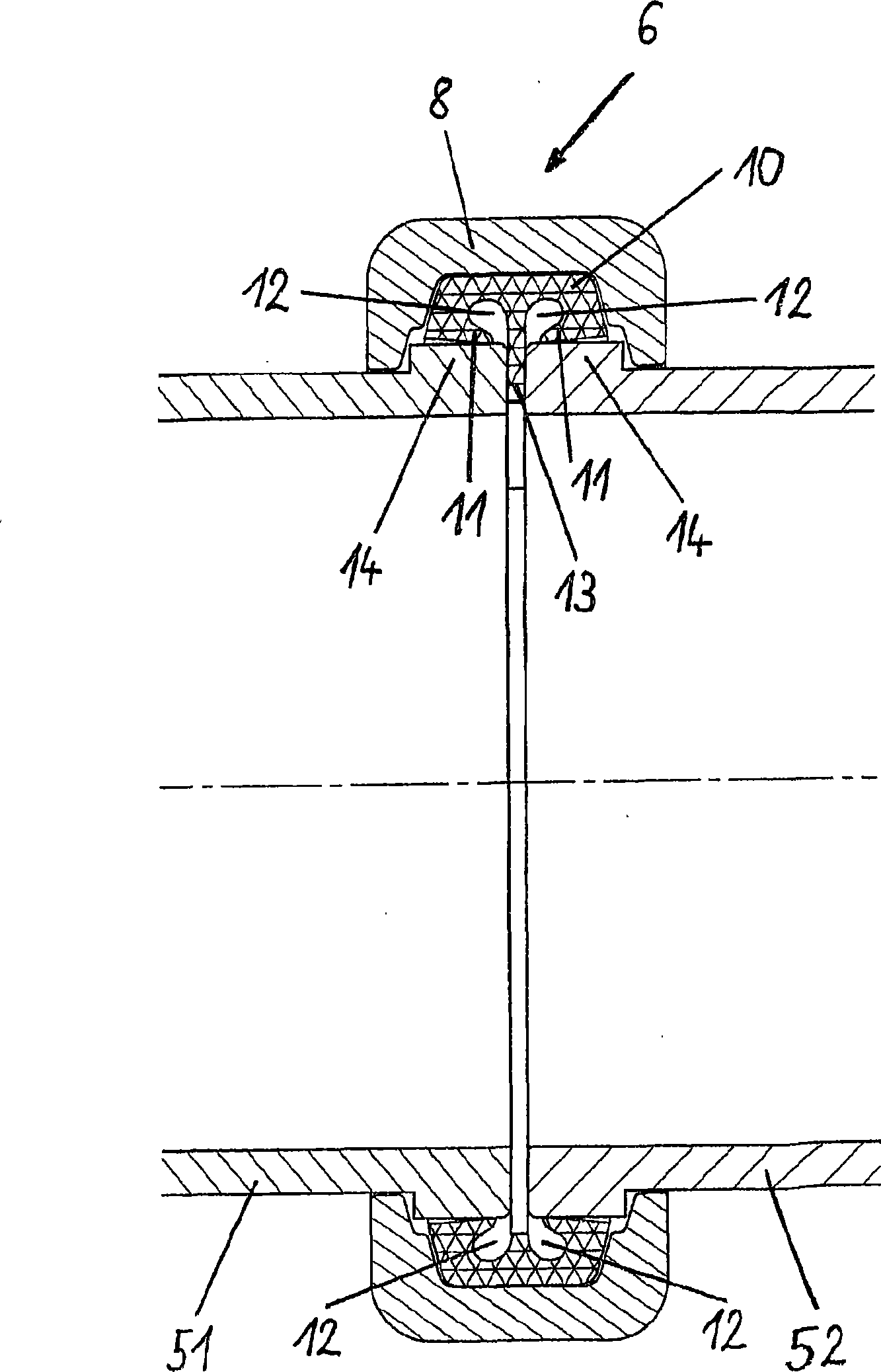 Pipeline coupling with a sealing ring, and pipeline system for the delivery of thick matter