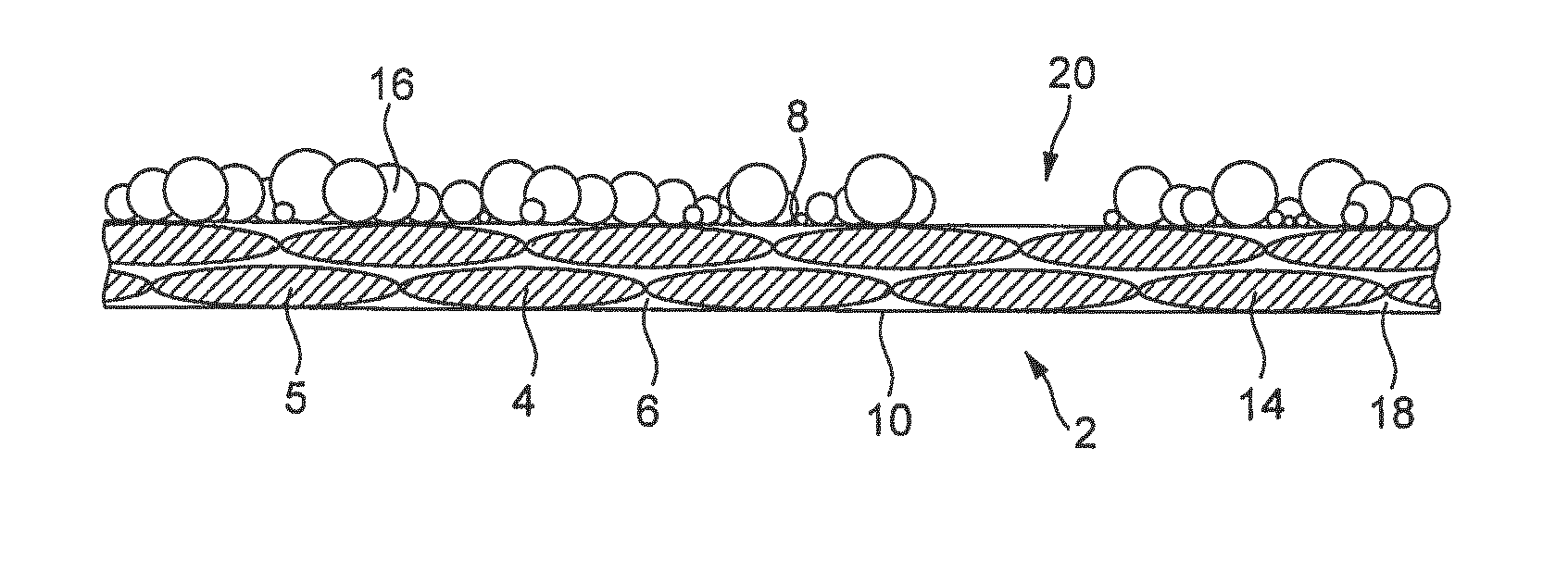 Prepreg for manufacturing composite materials