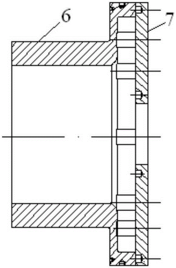 Non-metal pipe flange connector