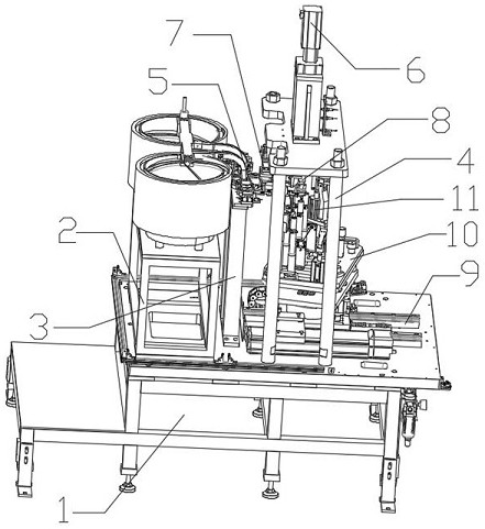 A new energy vehicle engine cylinder head front section steel sleeve pressing machine