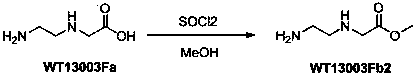 Synthetic method for N-(2-Fmoc-aminoethyl)glycine methyl ester hydrochloride