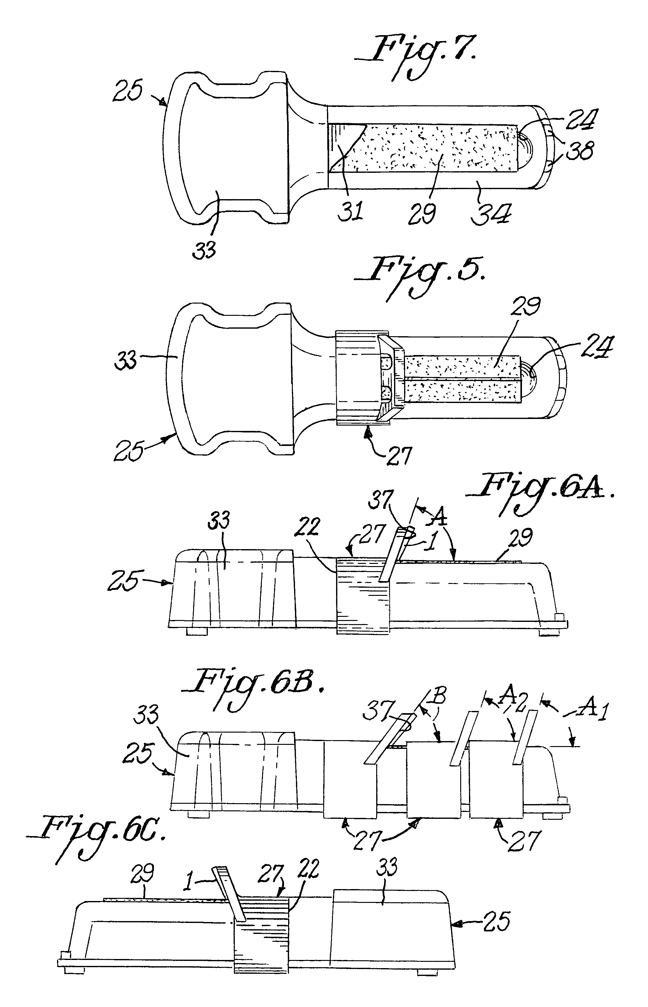 Versatile manual scissor sharpener