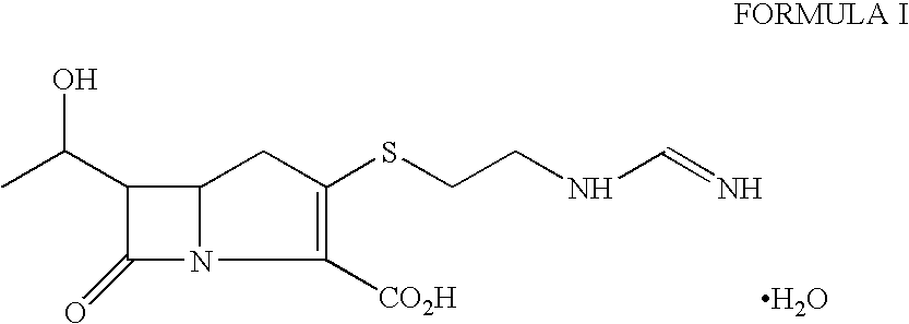 Process for the preparation of imipenem