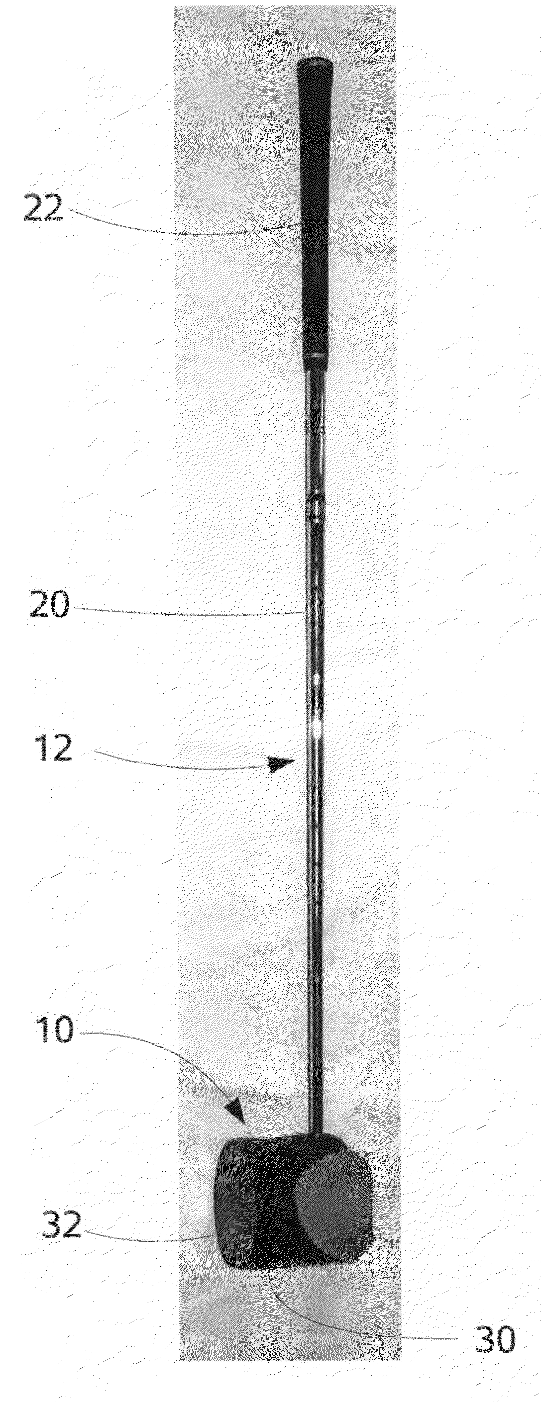 Apparatus and method for teaching golf