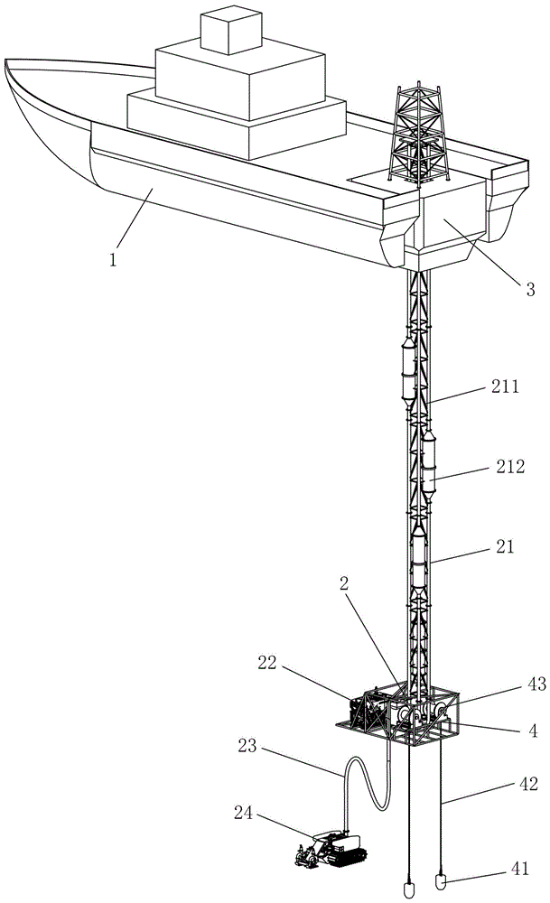 Deep sea mineral resource exploration system