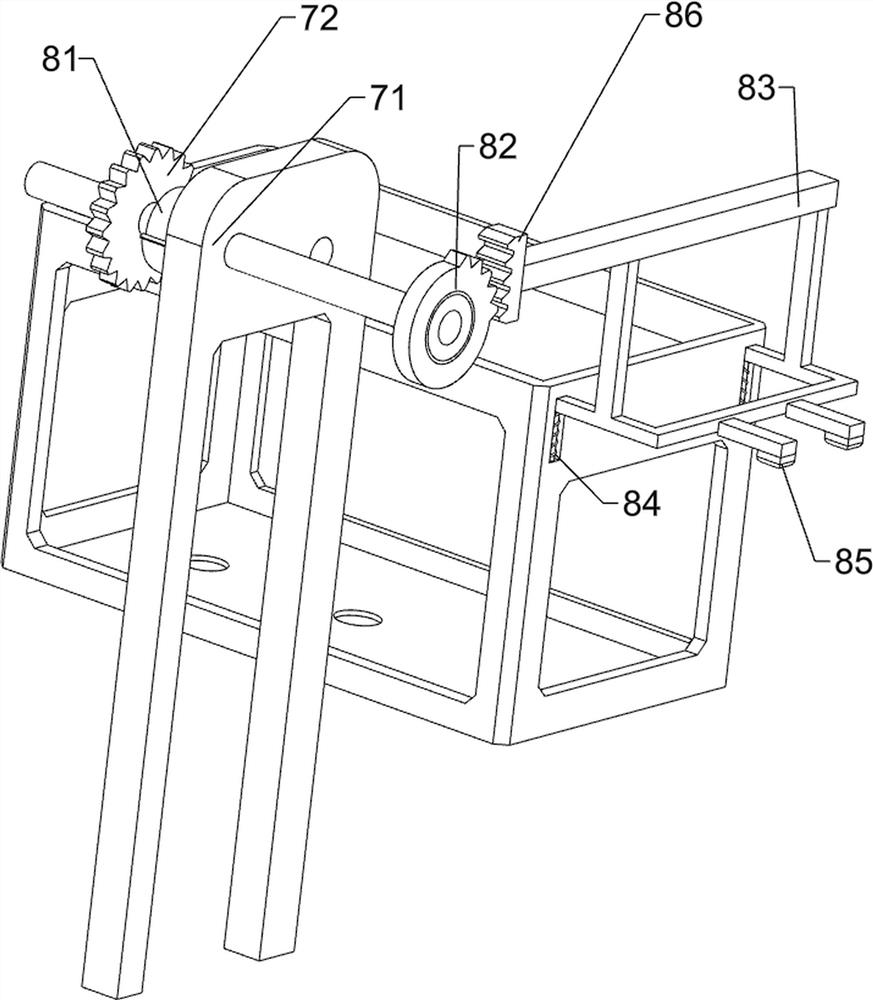 Efficient cleaning device for squatting pan