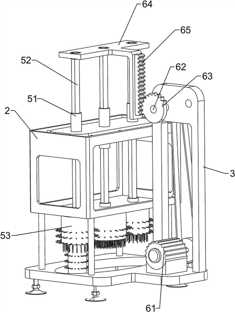 Efficient cleaning device for squatting pan