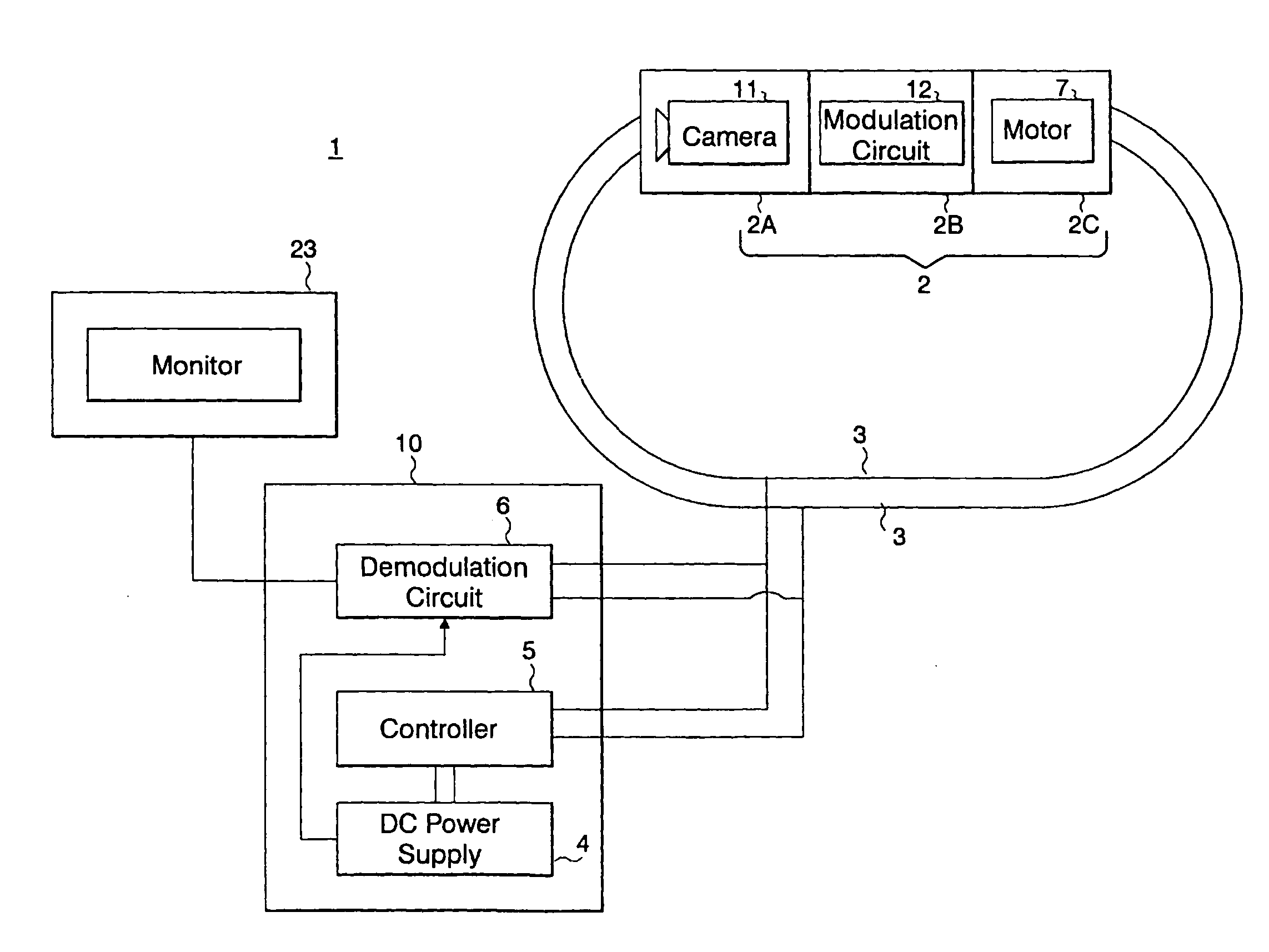 Apparatus for projecting image from a model vehicle