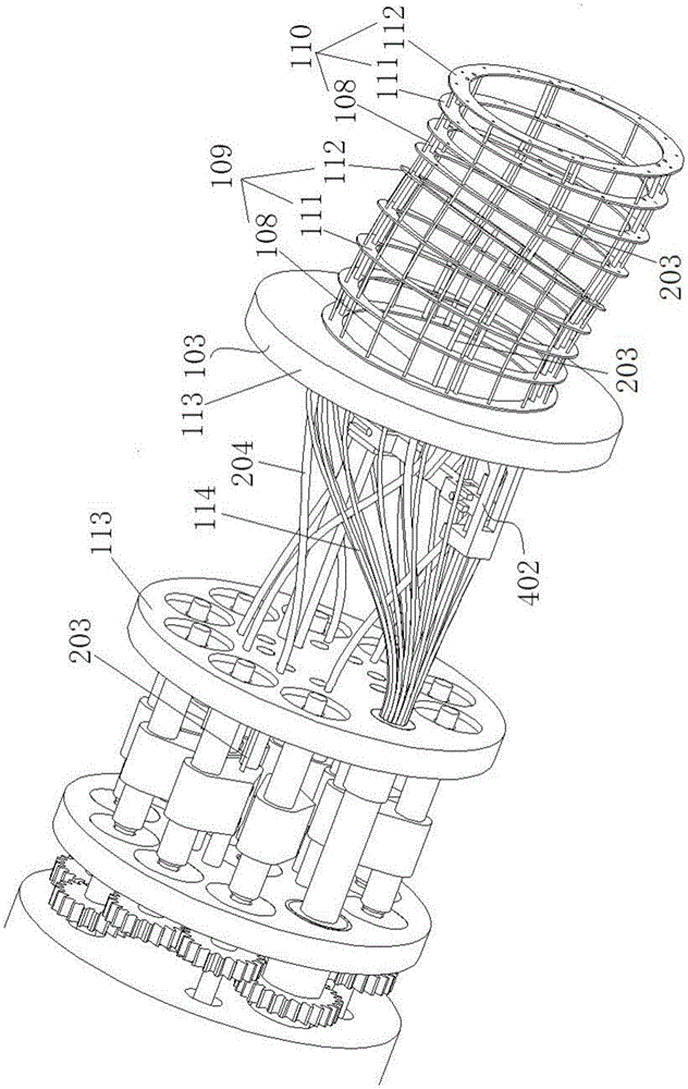 Flexible surgical operation tool system driven by twin thread screw