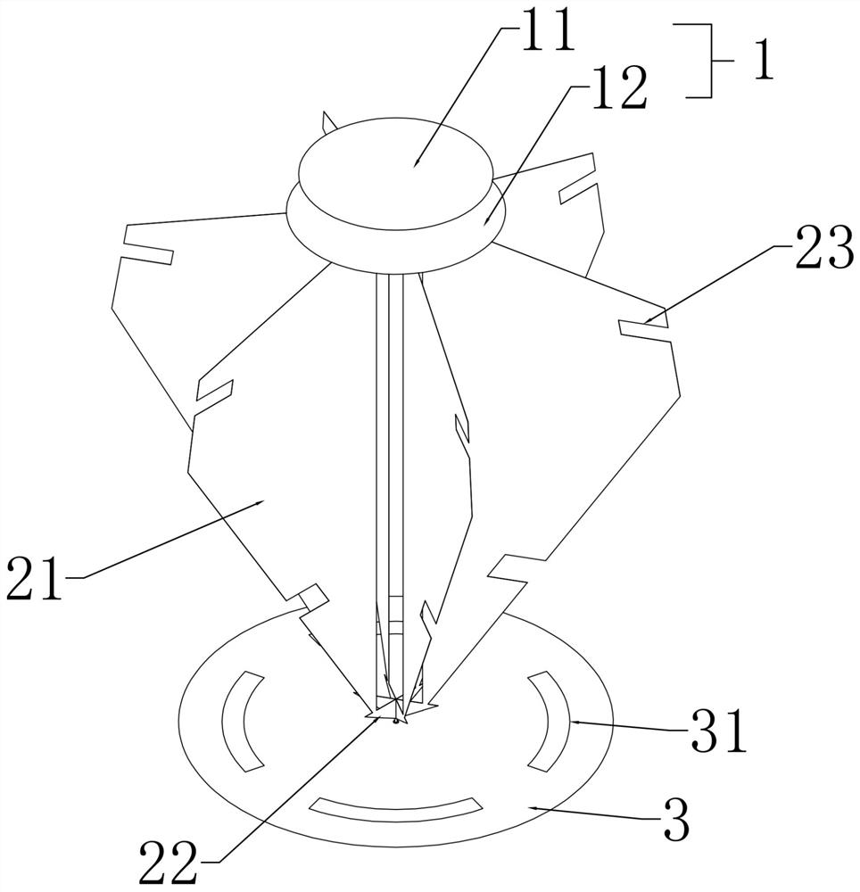 Single-polarization low-out-of-roundness indoor distribution antenna