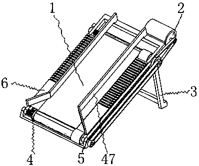 A small labor-saving sand sieving machine for interior decoration