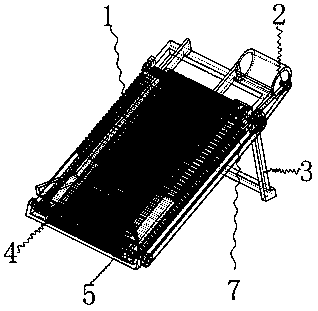 A small labor-saving sand sieving machine for interior decoration