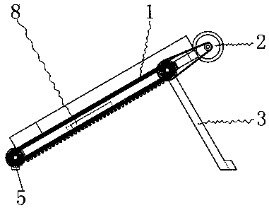 A small labor-saving sand sieving machine for interior decoration