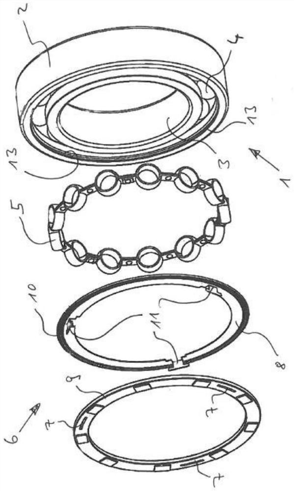 System for monitoring bearings