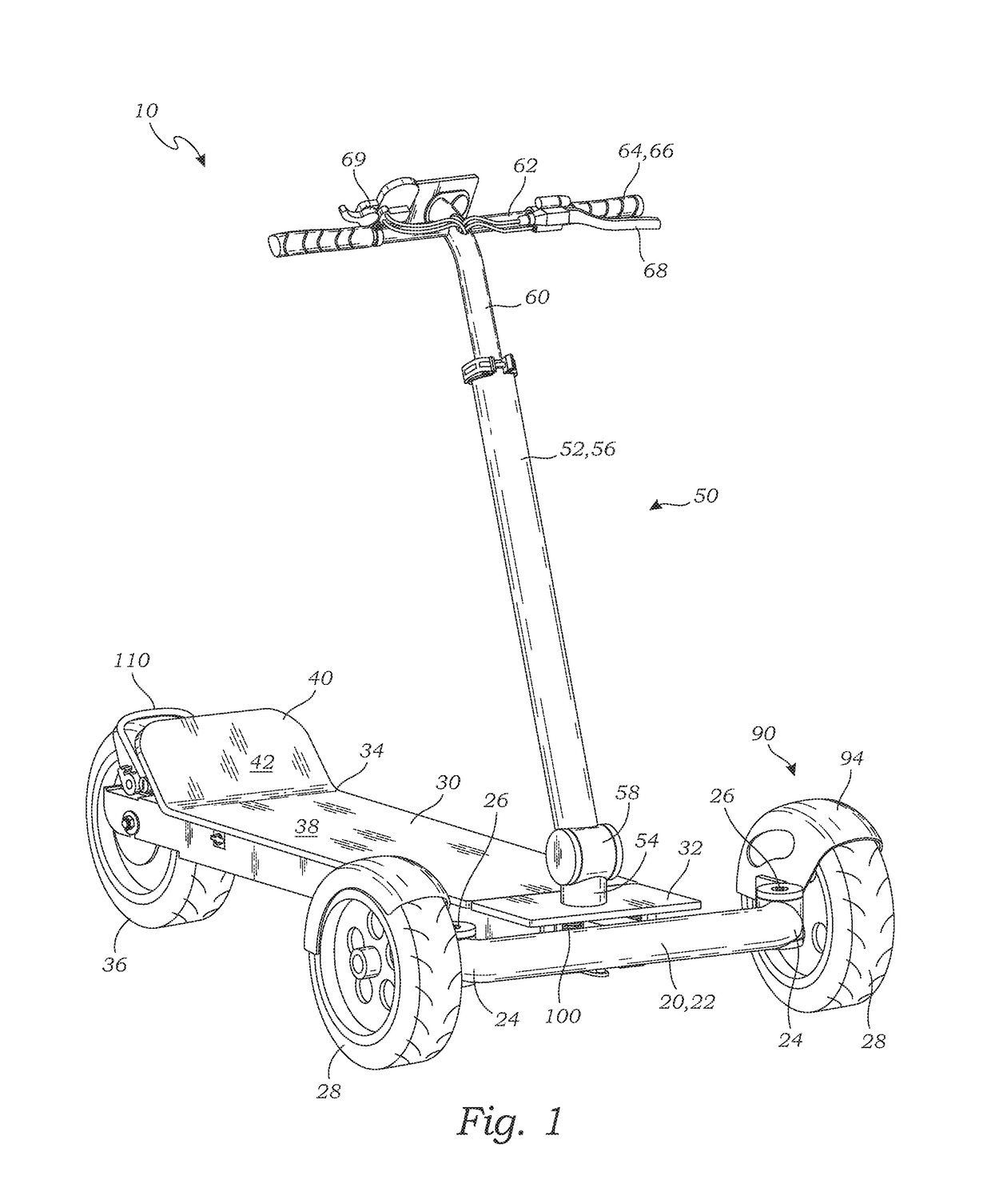 Scooter and steering system