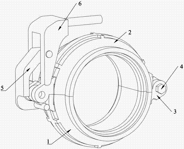 ZZHX novel pressing type rapid pipe connector