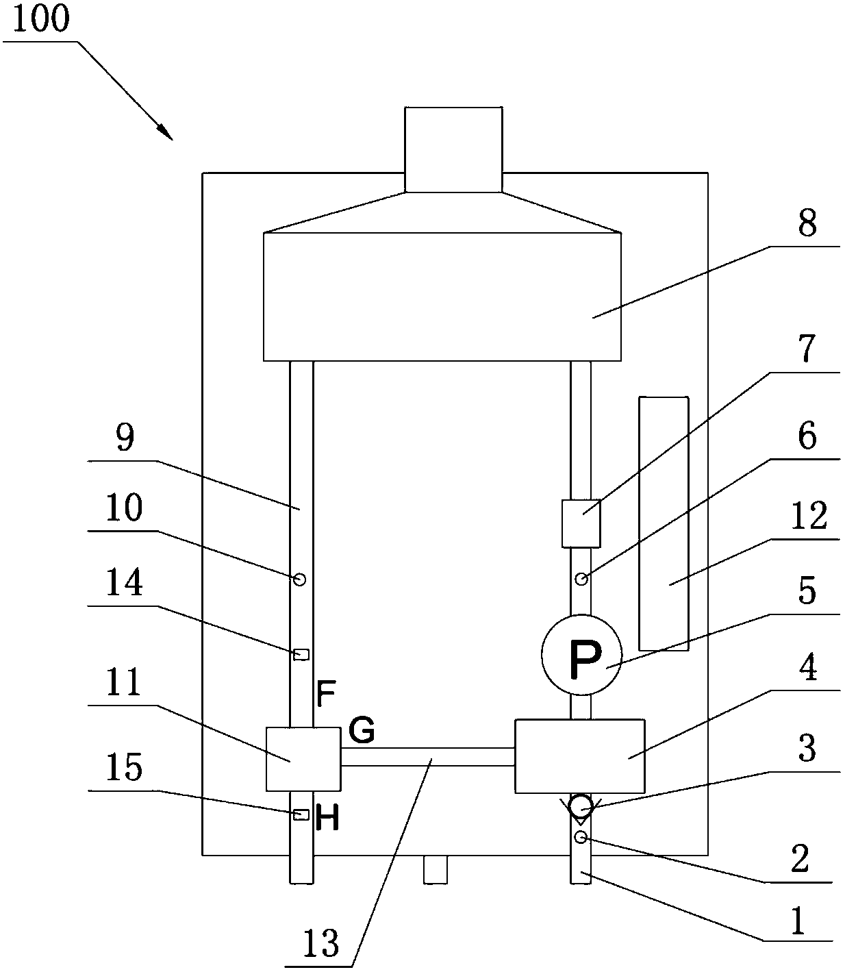 Intelligent preheating circulation gas water heater, preheating circulation system and control method