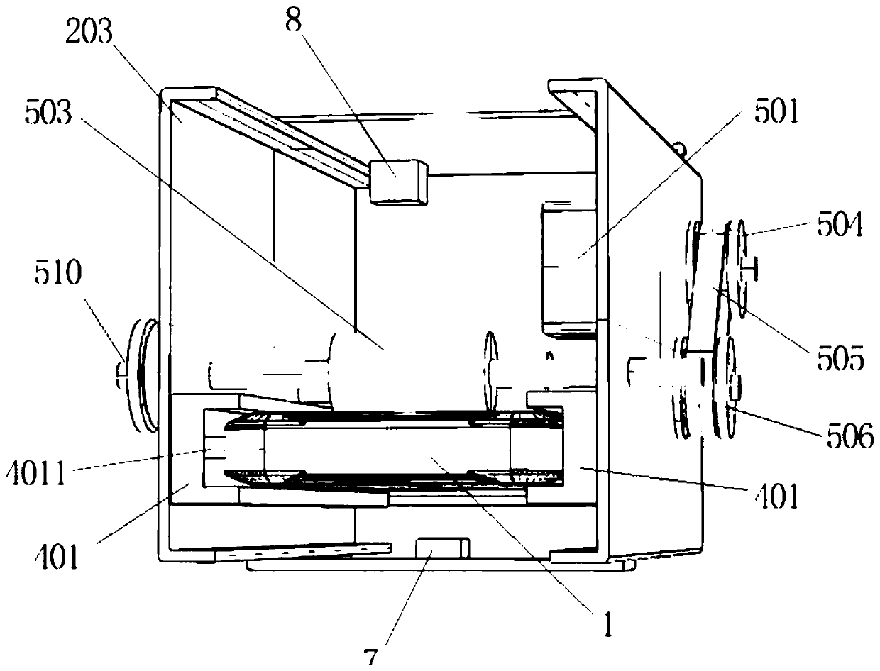 A shared mobile power supply rental device and rental and return method